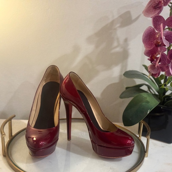 Christian Louboutin Bianca Pumps (Burgundy) - Picture 3 of 4